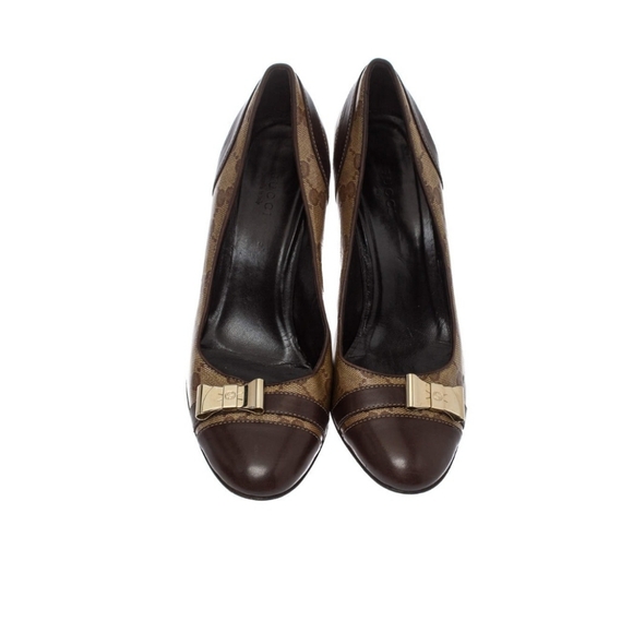 Gucci Shoes - Stylish Brown Heeled Shoes